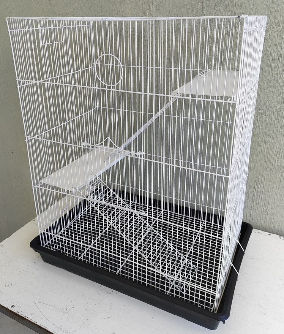 Jaula de escalaras para roedores medianos, ardillas, chinchillas, hurones, conejos