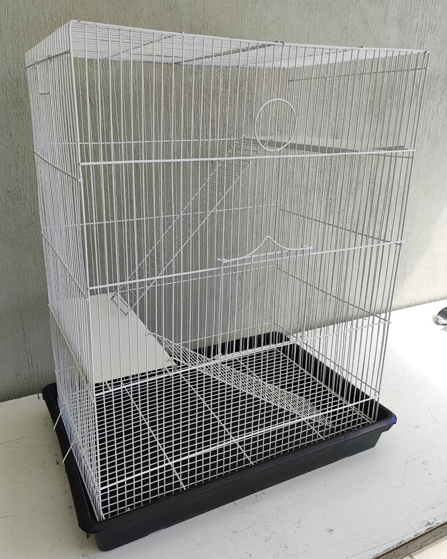 Jaula de escalaras para roedores medianos, ardillas, chinchillas, hurones, conejos